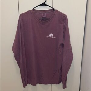 Nature Backs Men's Long Sleeve Shirt in Plum